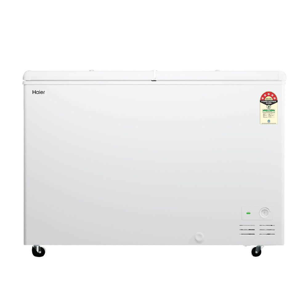 Haier Deep Freezer 500L, Hard Top Convertible Double Door (White)